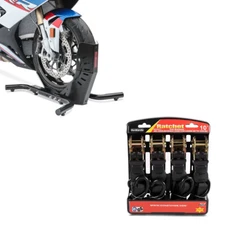 Set motorcycle stand + tension belt S1