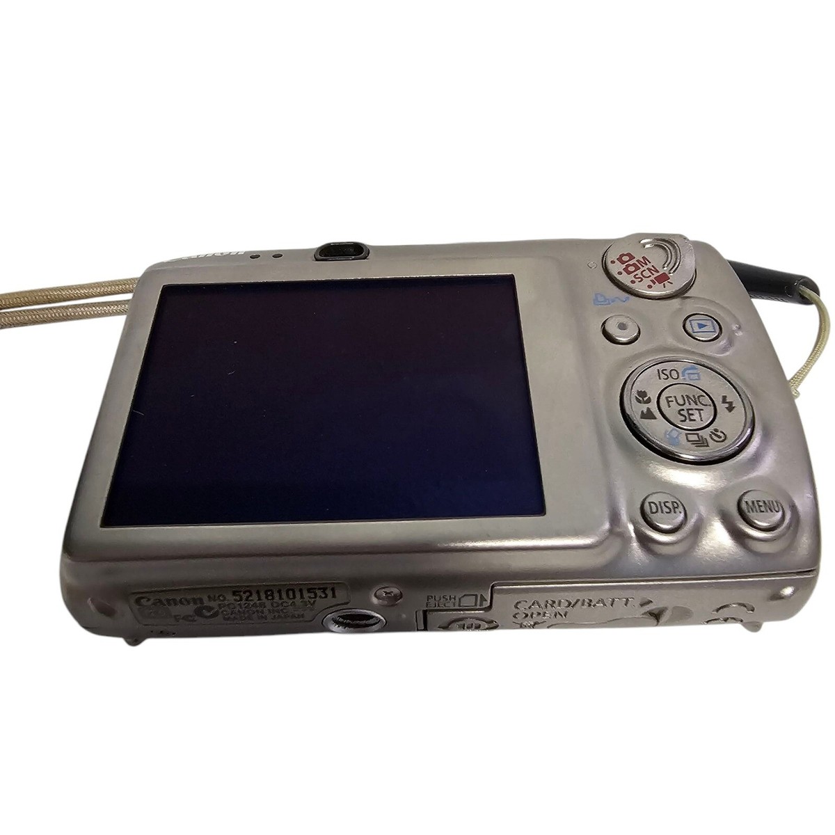 Canon IXY Digital 2000 IS 7.1MP Digital Camera w/ Battery