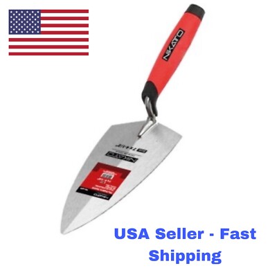 Tile Setter's Trowel, Carbon-Steel Blade, Ergonomic Handle. Size: 7'' x 4-1/2''