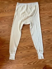 Vtg 1940's Jockey Coopers  Thermal Long Johns Underwear Cotton/Wool USA Sz 38