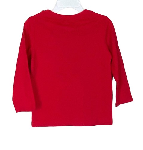 EPIC THREADS Toddler Boys Long Sleeve Crewneck Shirt Ski Patrol Red NWT - Picture 2 of 6