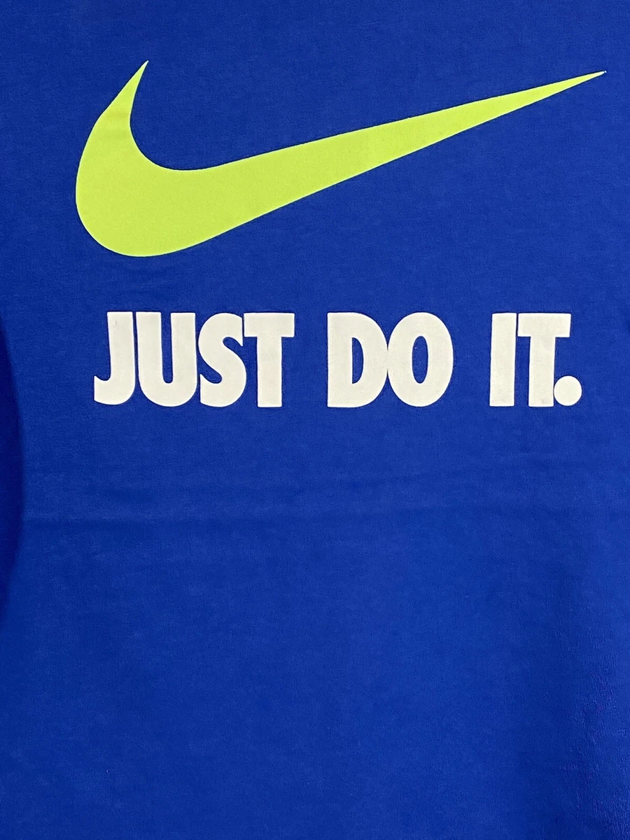 Nike It T-shirt Medium Blue Logo | eBay