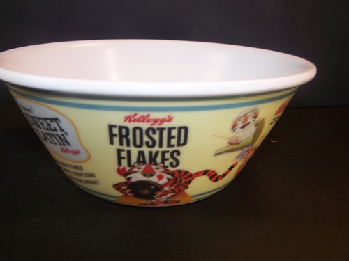Set of 3 Kellogg's Frosted Flakes Rice Krispies Cereal Bowls Olympics Tony Tiger - Picture 8 of 12