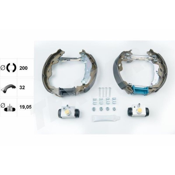 Textar Bremsbackensatz Bremsbacken Hinten FüR Suzuki Swift III MZ EZ Toyota-image