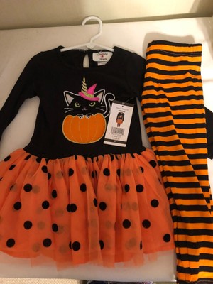 Counting Daisies Halloween Costume-Dress & Leggings- size 3T