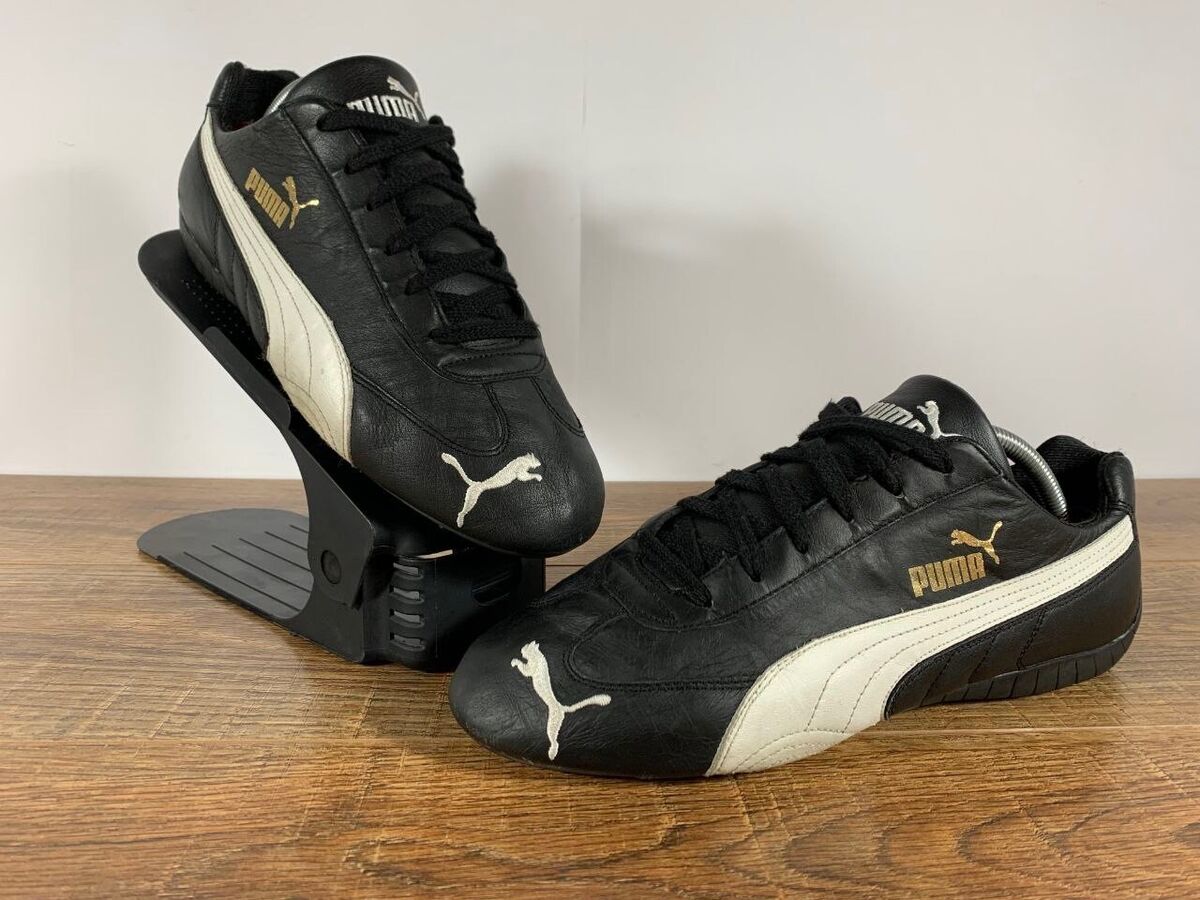 Vintage Puma Speedcat LS Casual Sneakers Shoes Black White Vintage Puma Speedcat LS Casual Sneakers Shoes Black White