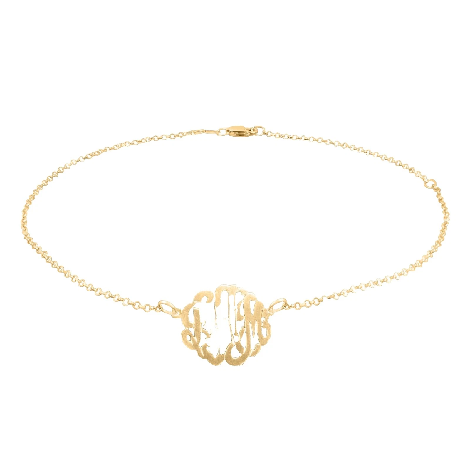 Yellow Gold Plated Fine Anklets