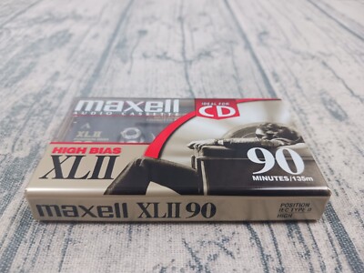 MAXELL HIGH BIAS XL II Blank Audio Cassette IEC Type II 90 Minute Brand New