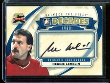 2011-12 ITG Between the Pipes Goaliegraph Autograph #A-RLE Reggie Lemelin