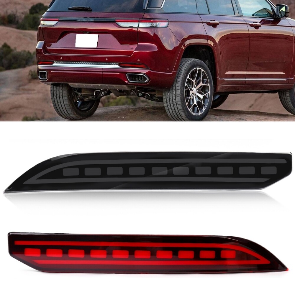2021+ Jeep Grand Cherokee Rear Bumper Brake Light Reflector Signal Lamp CG