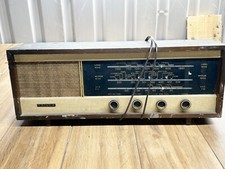 VINTAGE RETRO PHILCO AM/FM RADIO MODEL 108 WOODEN FRAME