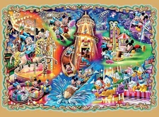 Ceaco - Silver Select - Disney - Mickey'S Carnival - 1000 Piece Jigsaw Puzzle fo