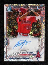 2021 Bowman Chrome Prospect Speckle Refractor /299 Arol Vera #CPA-AVE Auto 4l6