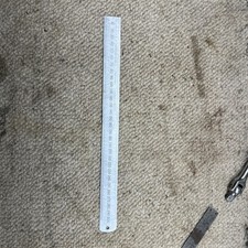 Rabone Chesterman Double Side Steel Rule 300mm 12”