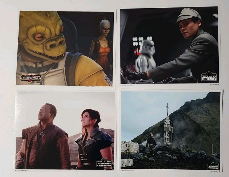 STAR WARS Lot Of 5 unsigned 8x10 Photos Celebration OPX