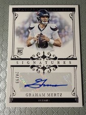 2025 Panini National Treasures - Signatures Graham Mertz #SIG-GMZ /99 (AU, RC)
