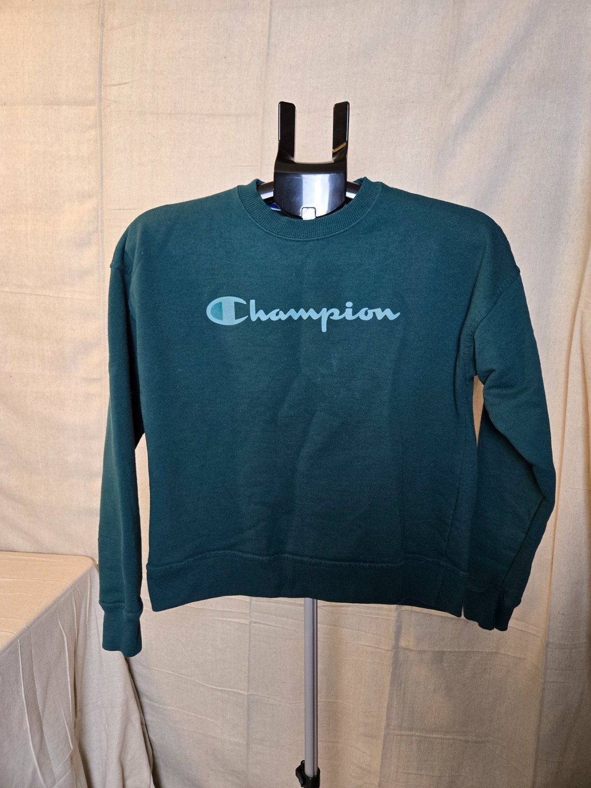 Champion Crewneck Sweatshirt Athleticwear XS Green