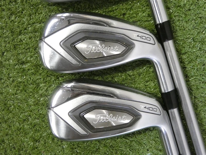 Titleist T400 Irons 7-9 (No P Wedge) Fubuki MV 55 Regular Graphite Excellent - Image 2 of 4