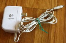 Logitech P018WA1207 AC DC Adapter cord power supply white 12V