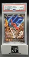 Pokemon Galarian Zapdos V (Alternate Full Art) 174/198 Chilling Reign PSA 10 on eBay