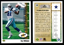 2002 Upper Deck UD Authentics #106 Roy Williams Rookie Card RC Cowboys 0906/1000. rookie card picture