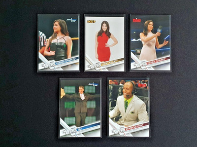 Topps WWE Wrestling 2017 - Announcer / Backstage Interviewer Bundle