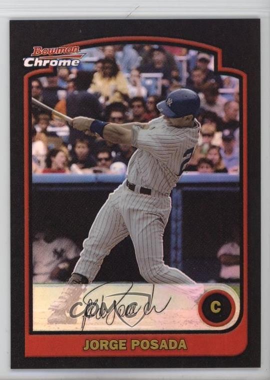 2003 Bowman Chrome Refractor Jorge Posada #10 8we