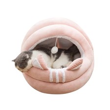 Niche pour chat - Lavable - Panier pour chat et chien - Lit d'hiver pour anim...