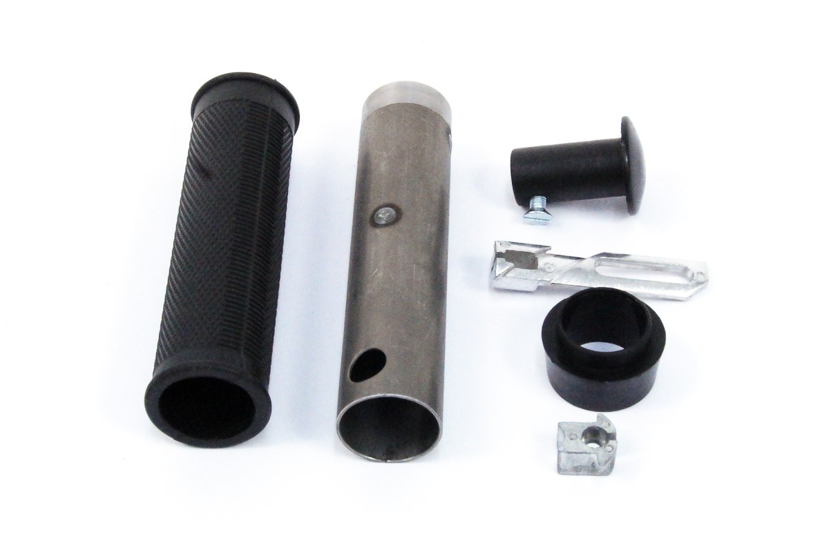 Throttle handle complete for MZ ES 175/2, 250/2 - black