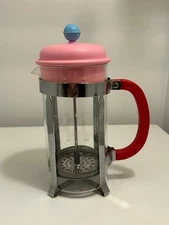 Bodum Limited Edition 70th Anniversary Pink Blue Red French Press 2014