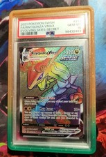 PSA 10 RAYQUAZA VMAX 2021 EVOLVING SKIES SECRET RAINBOW #217 W/ Gradedguard  on eBay