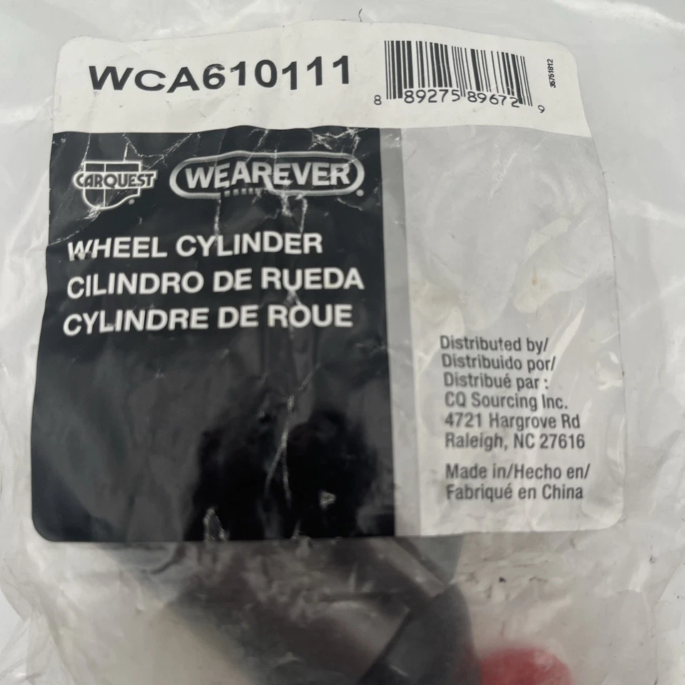 Cilindro de rueda de freno de tambor CARQUEST WCA610111 Foto 2 de 4