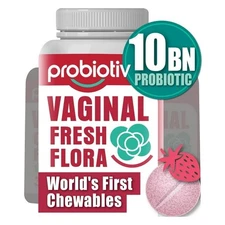 Probiotic Supplements Vaginal Odor Flora 10 Billion CFU 30 Count Exp 07/2026