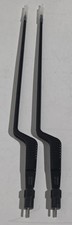 Bissinger Non-Stick Bipolar Forceps 222mm bay. 1.0mm tip 8.5mm black insul.