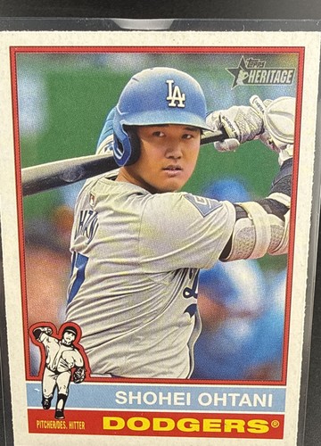 2025 Topps Heritage #148 Shohei Ohtani Dodgers