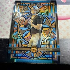 2025 Panini Mosaic - Stained Glass Oversized Tyler Shough #18 (RC)