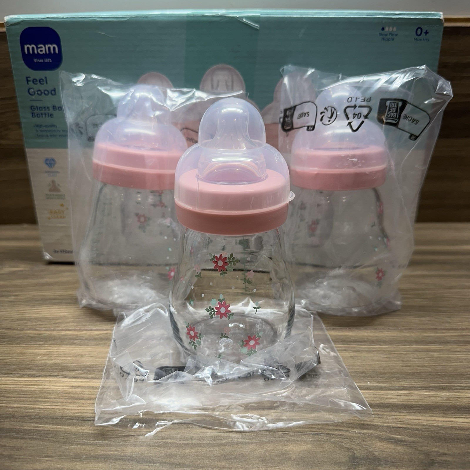 | 3 Pack | 6oz | Slow Flow Silicone Nipples