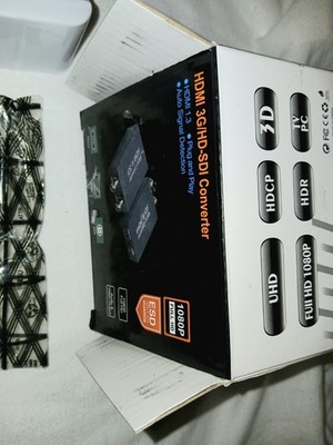 SDI to HDMI Video Converter 3G HD-SDI 1080P Full HD w/ Power Adapter Alternative