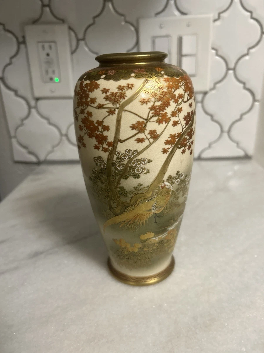 陶瓷日本古董花瓶| eBay