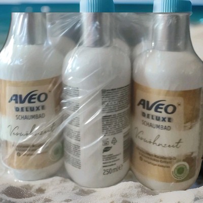 Aveo Deluxe Schaumbad Verwöhnzeit Kokos & Macadamia Set 6x250ml