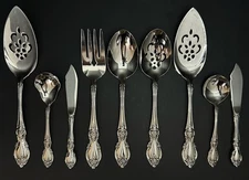 Oneida Community Louisiana Stainless Hostess Serving Utensils Set of 9