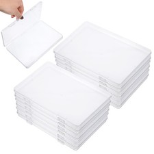 12PCS Freeze Flat Breastmilk Storage Organizer, Clear Breast Milk Storage Fre...