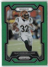 Trayveon Williams 2023 Panini Prizm Green Cincinnati Bengals #59