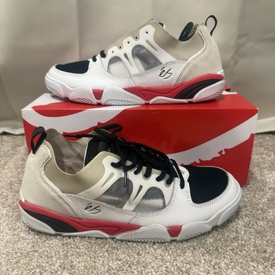 eS Silo Men s Size 8 White/Black/Red Skateboard Shoes New In Box 5101000167114