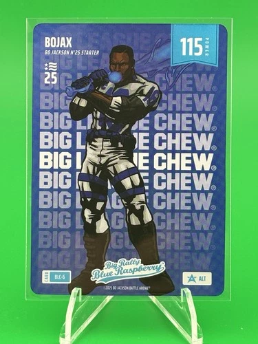2025 Bo Jackson Battle Arena NSCC BOJAX Big League Chew Blue Raspberry BLC-6 ALT