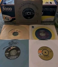 Mixed LOT OF 5 FIVE 45 rpm Vinyl Record 7" THE THREE SUNS~BAJO MAN~SANDPIPERS