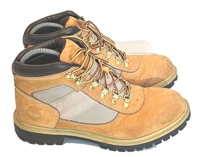 Timberland Men's Wheat Nubuck Waterproof Field Boots Size:  7.5 M  6409R