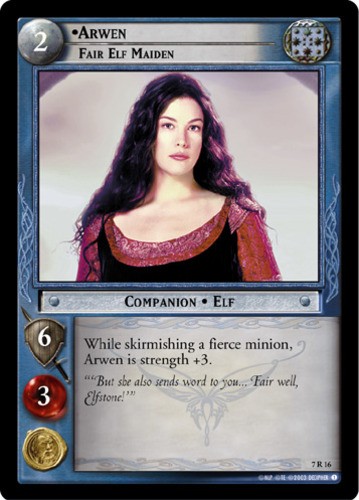 Arwen, Fair Elf Maiden Moderately Played LOTR: The Return of the King