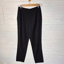 Alice + Olivia Pants Womens Size 0 Black Dress Trousers Sophisticated Pockets