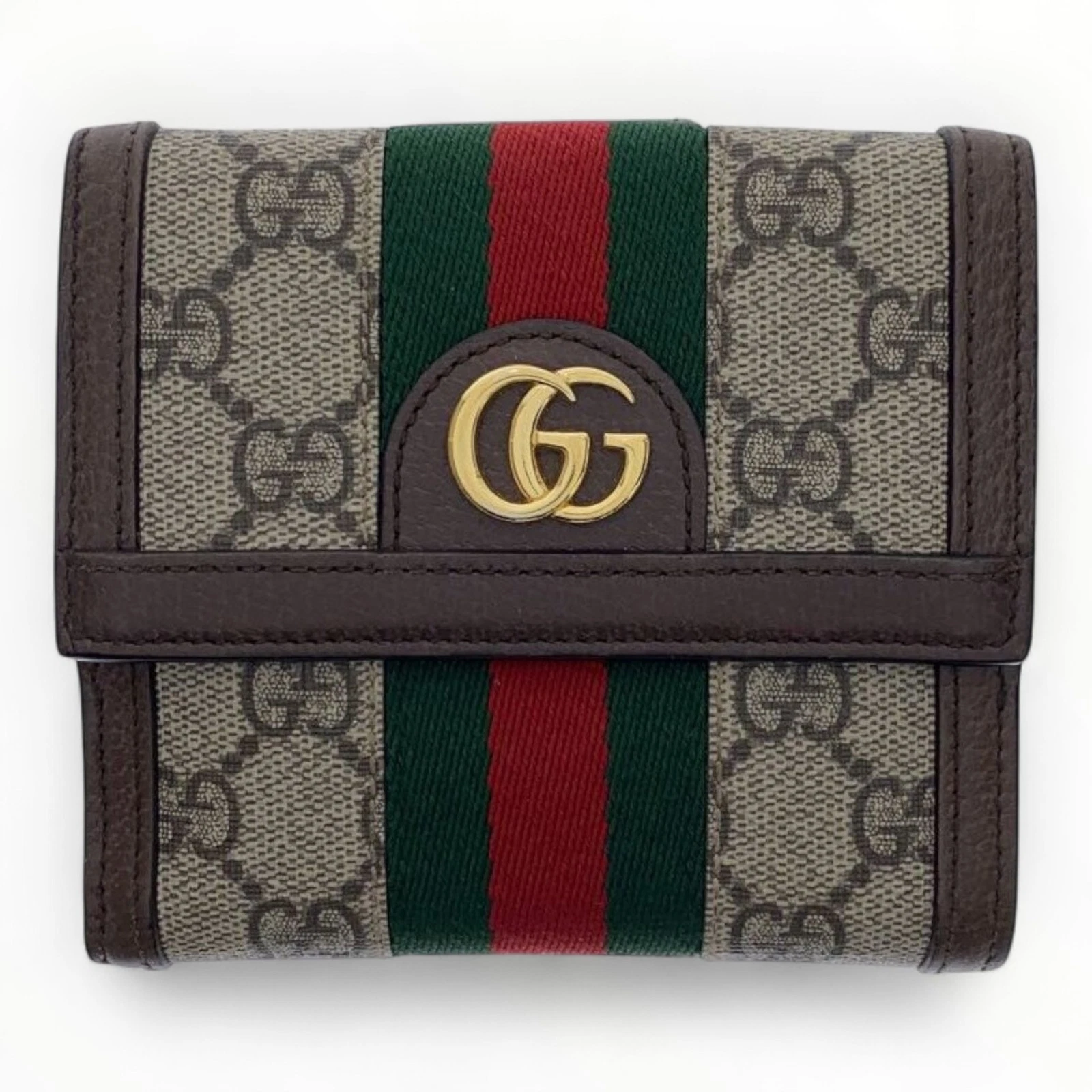 Portefeuille double pli GUCCI Ophidia GG Supreme femme 6583